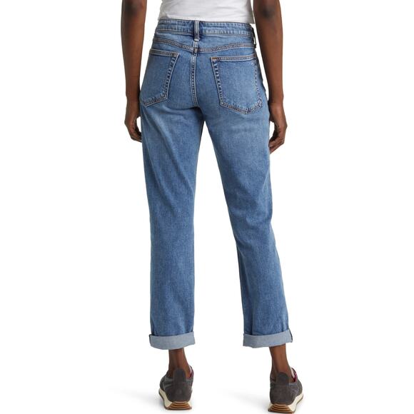 RAG & BONE Dre Low Rise Slim Boyfriend Jeans Distressed Blue River Women's 26 - Picture 3 of 13